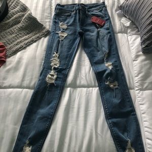 Express Distressed Jeans